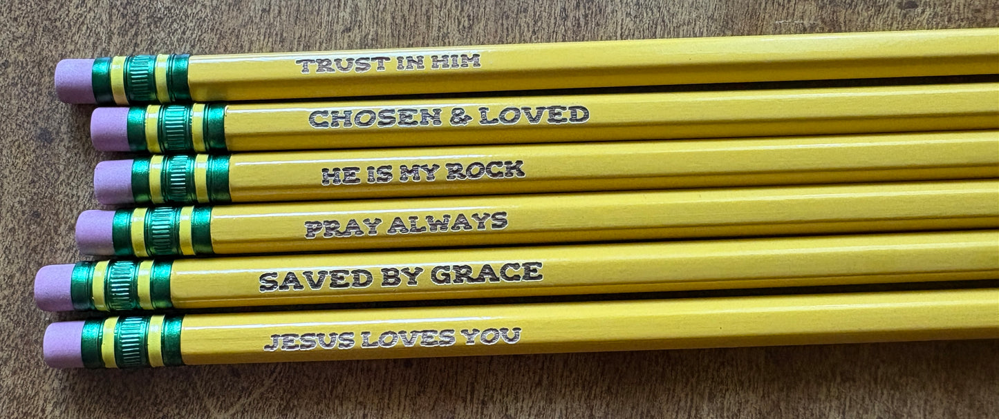 Engraved Pencils