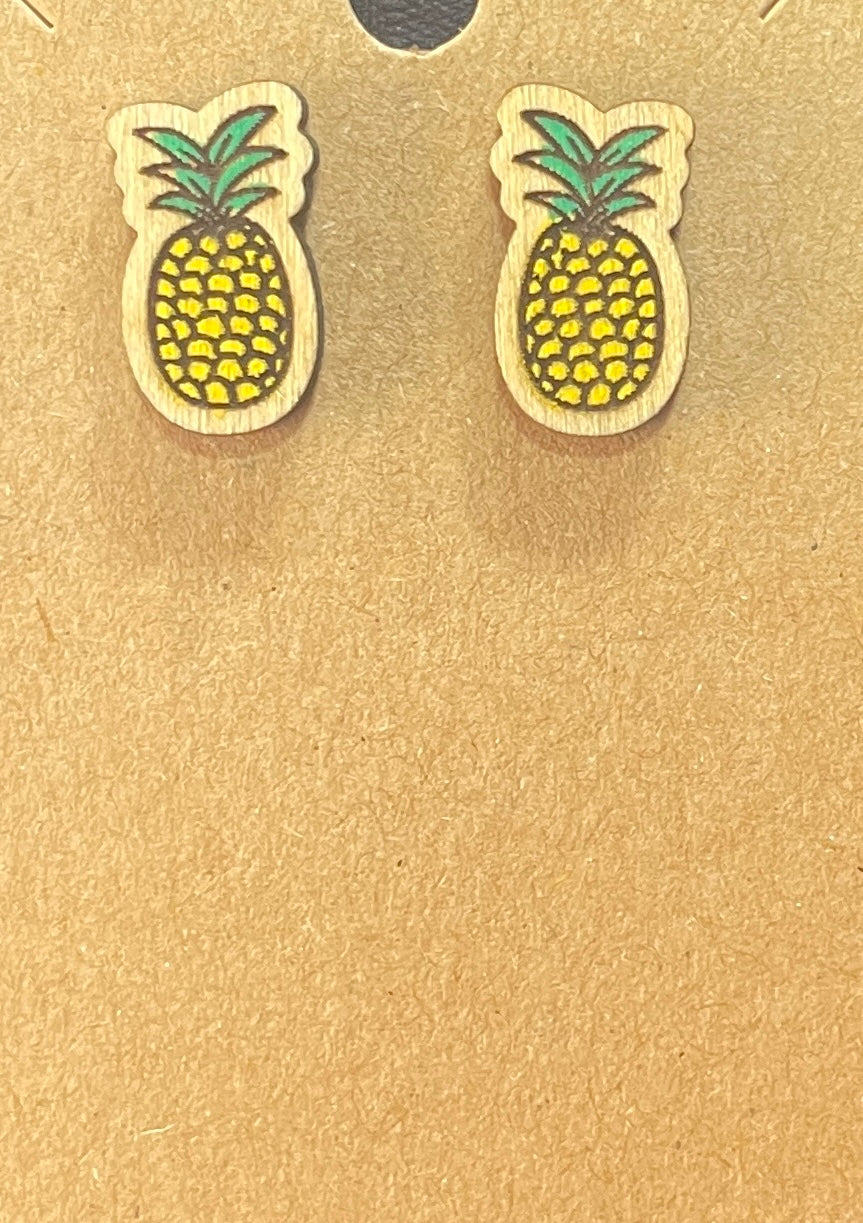 Pineapple Stud Earrings