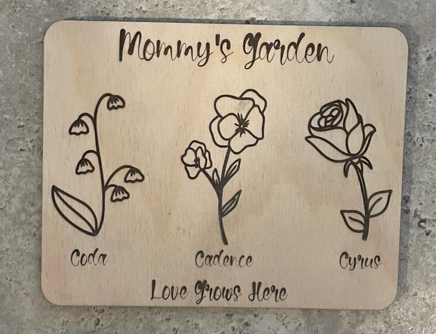 Birth Flower Magnet