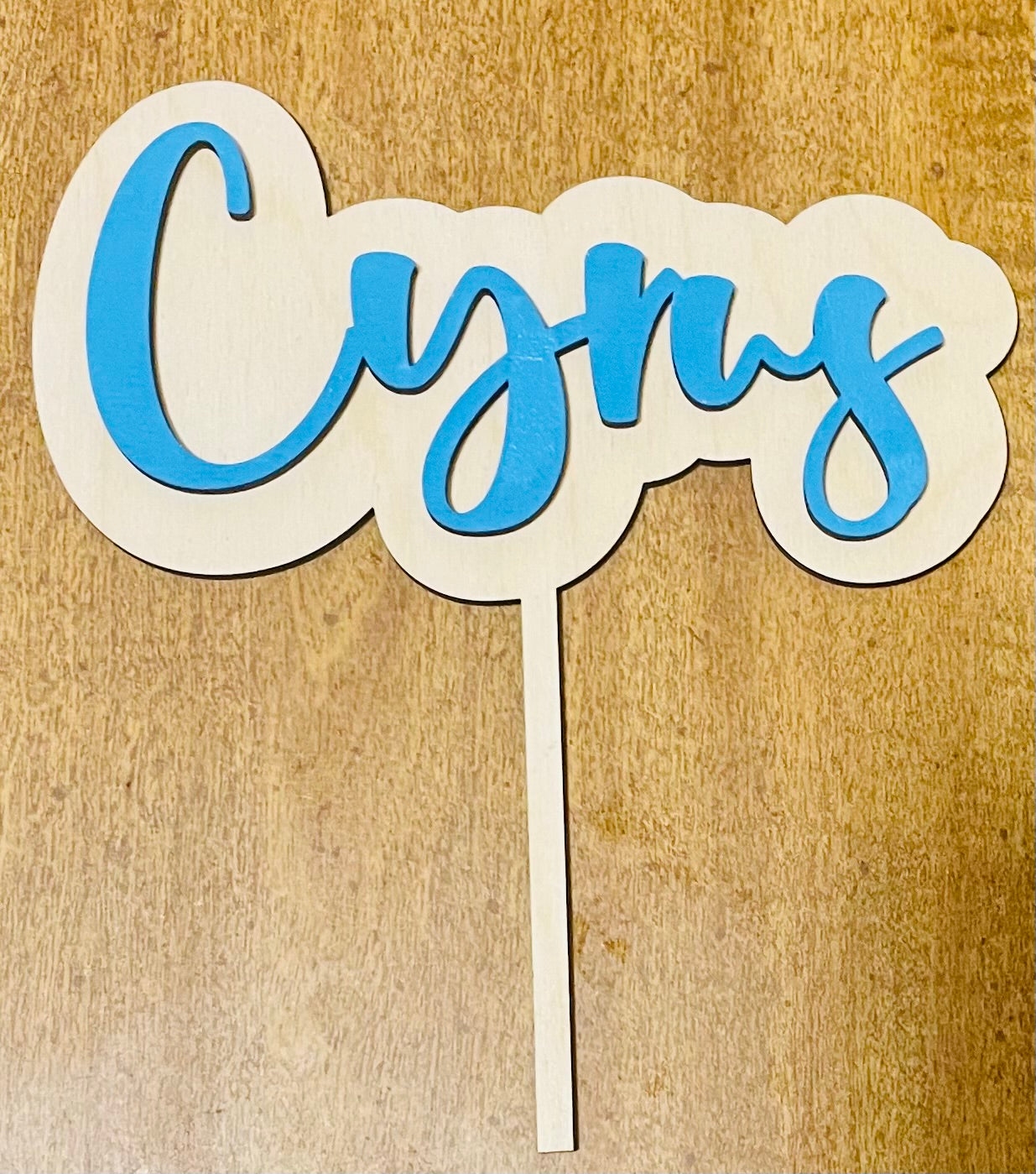 Custom Name Cake Topper