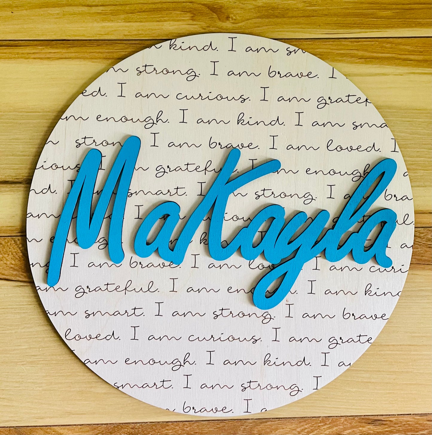 Affirmations Name Sign