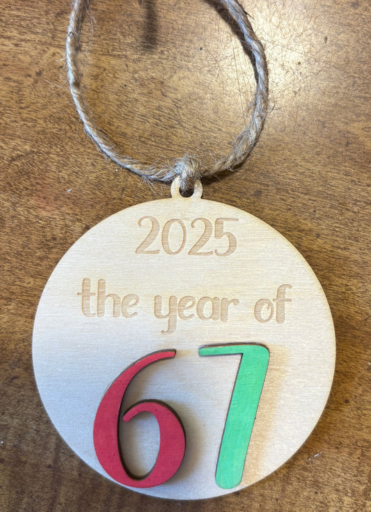 Funny 6 7 Christmas Ornaments