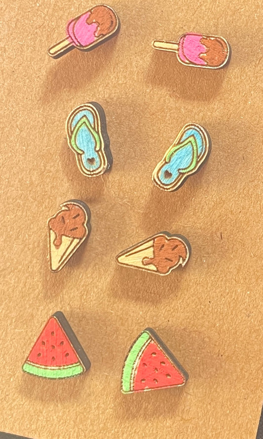 Summer Treats Stud Earrings Set