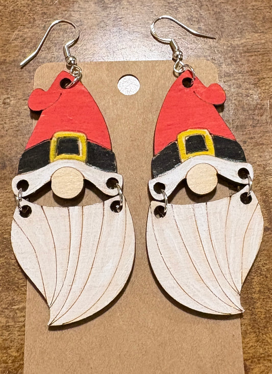 Christmas Gnome Dangle Earrings