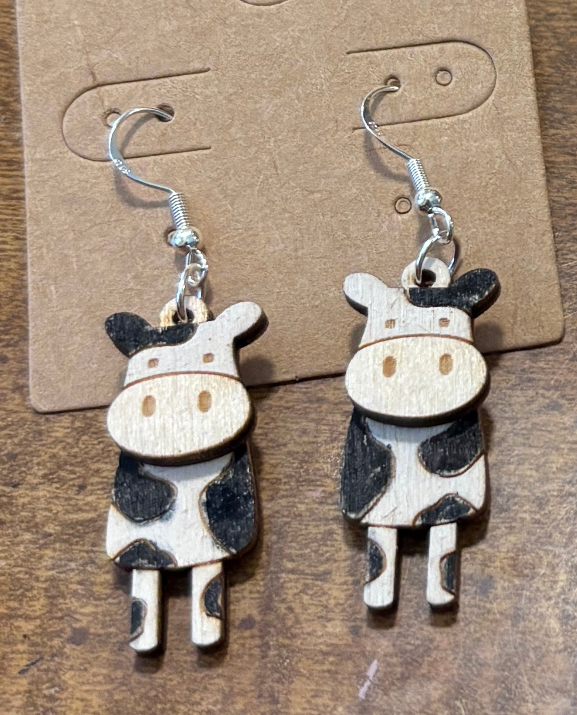 Cow Dangle Earrings