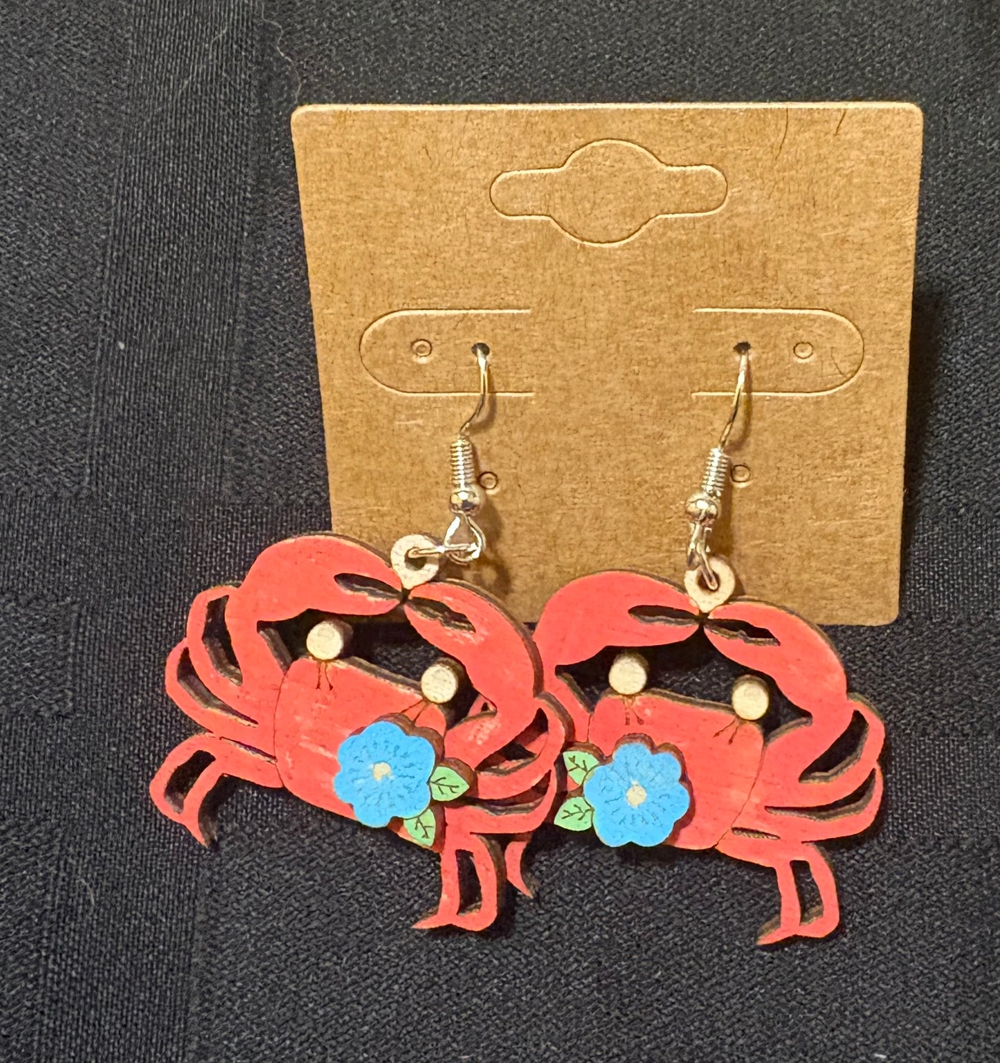 Crab Dangle Earrings