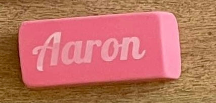 Engraved Eraser Set