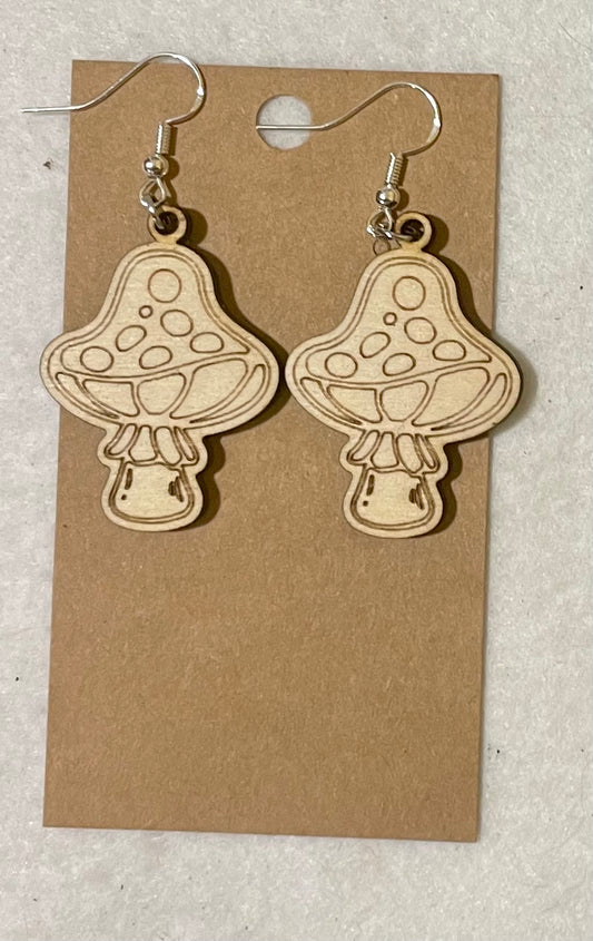 Mushroom Dangle Earrings