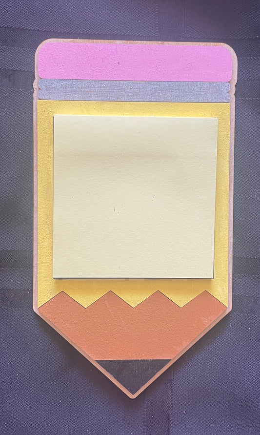 Pencil Post It Note Holder