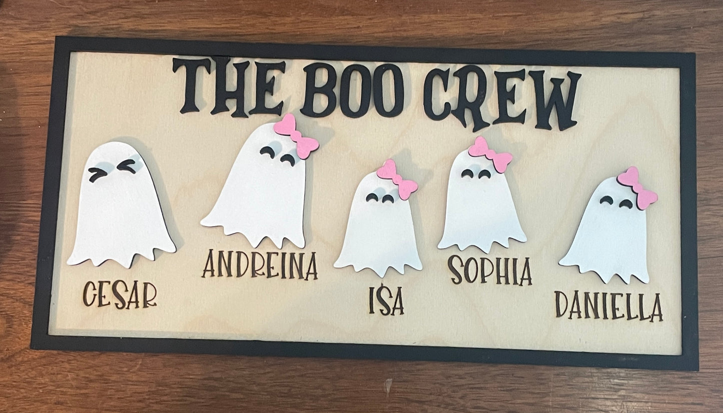 Boo Crew Sign