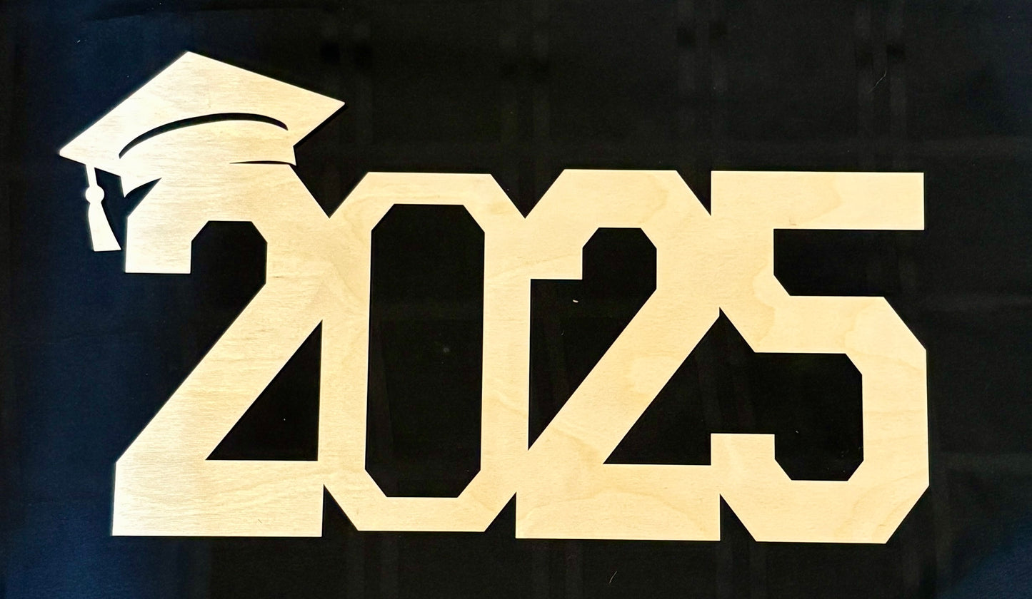 2025 Graduation Wood Sign