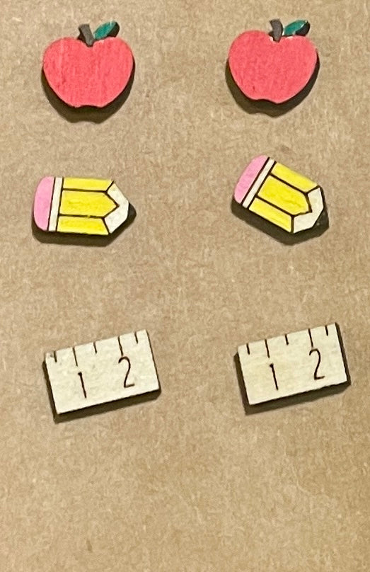 Teacher Stud Earring Set