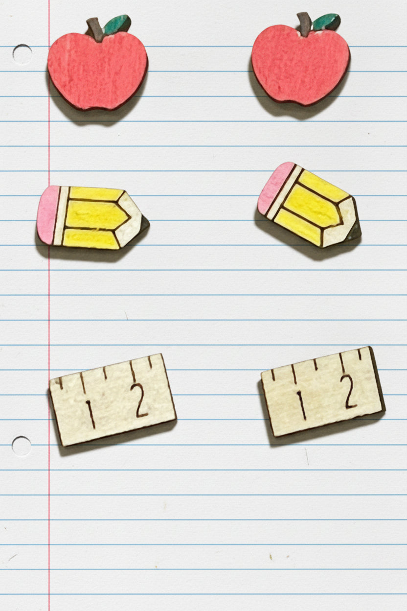 Teacher Stud Earring Set