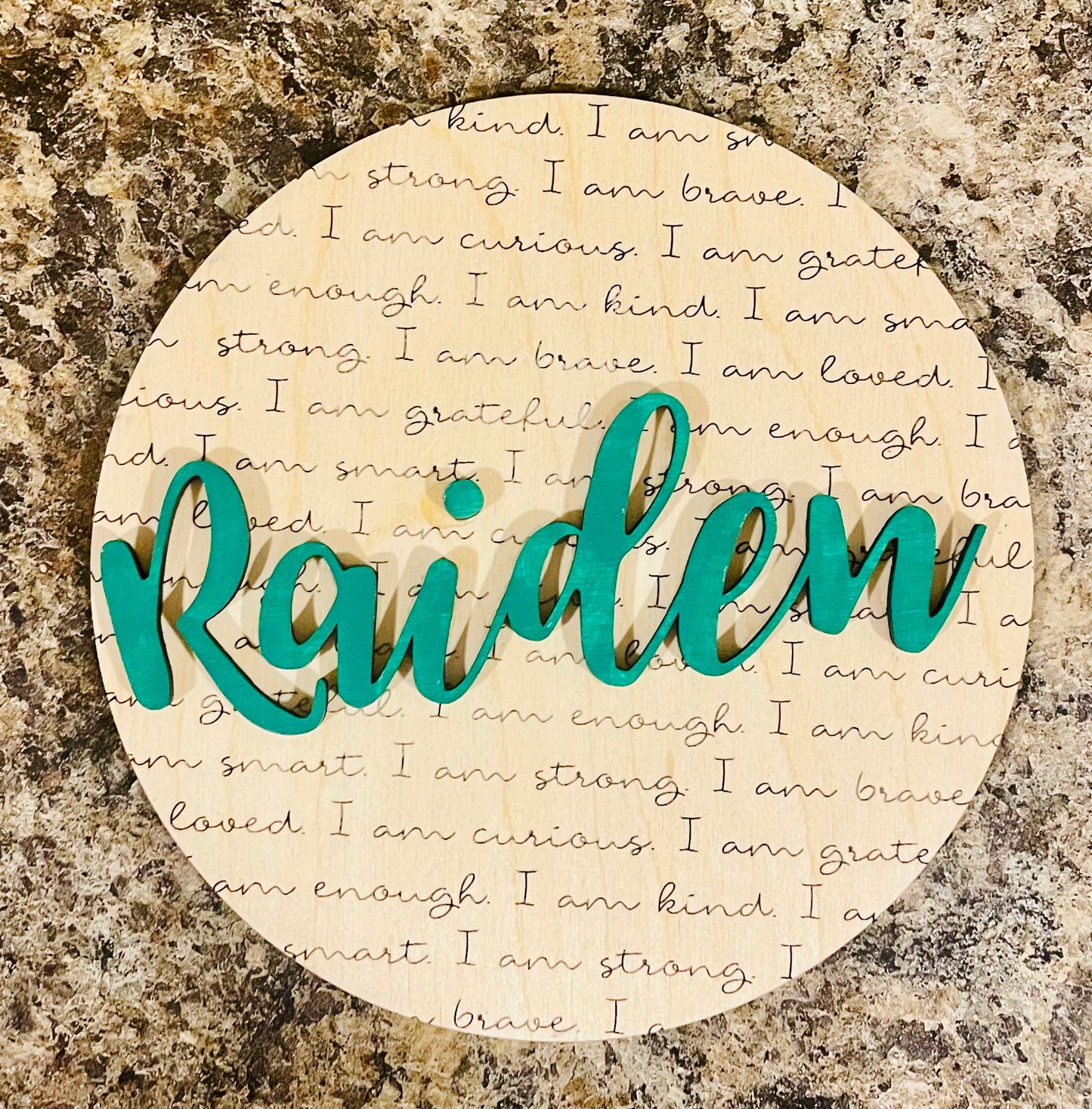 Affirmations Name Sign