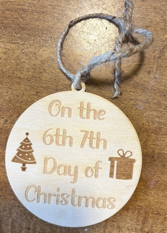 Funny 6 7 Christmas Ornaments