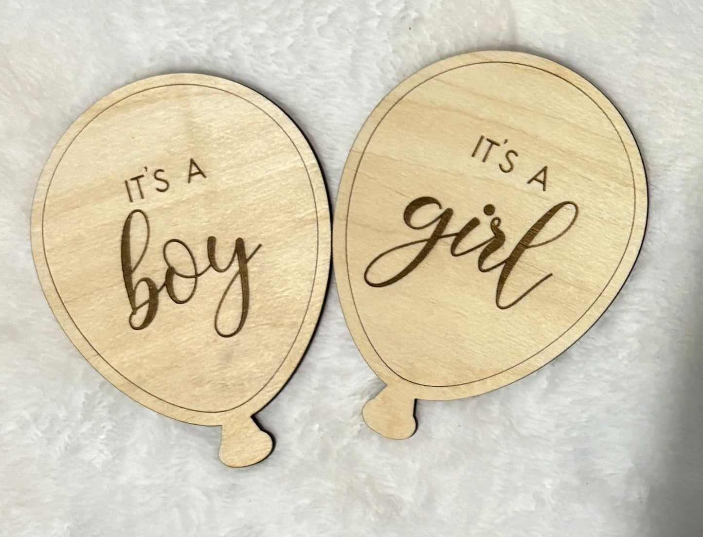 Newborn Baby Milestone Discs Balloon Shape