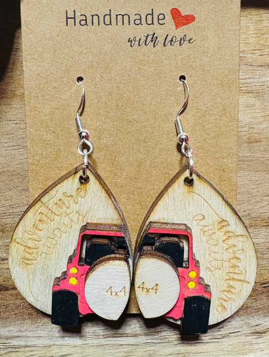 Adventure Awaits 4x4 Dangle Earrings