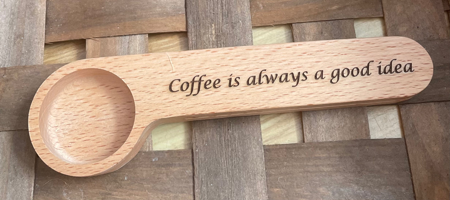 Laser Engraved Coffee Scoops