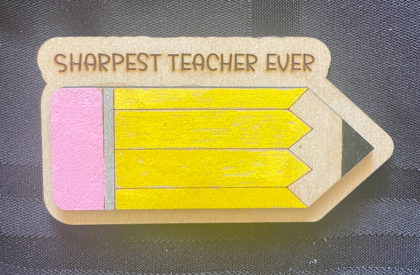 Teacher Two Layer Painted Magnet