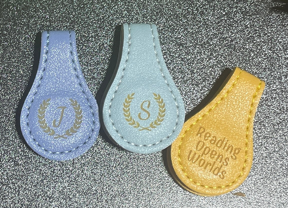 Leather Magnetic Bookmark