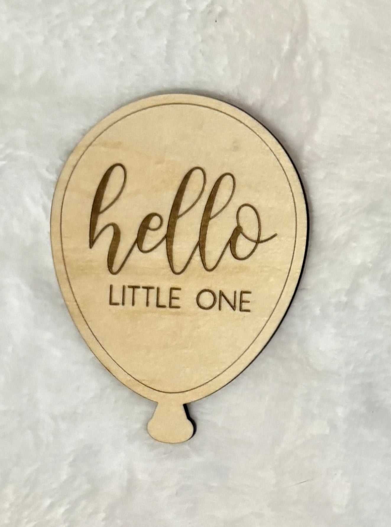 Newborn Baby Milestone Discs Balloon Shape