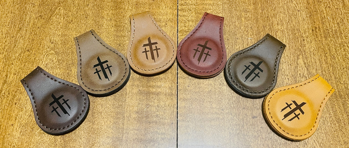 Leather Magnetic Bookmark