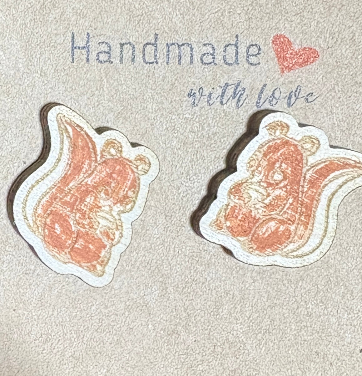 Squirrel Stud Earrings