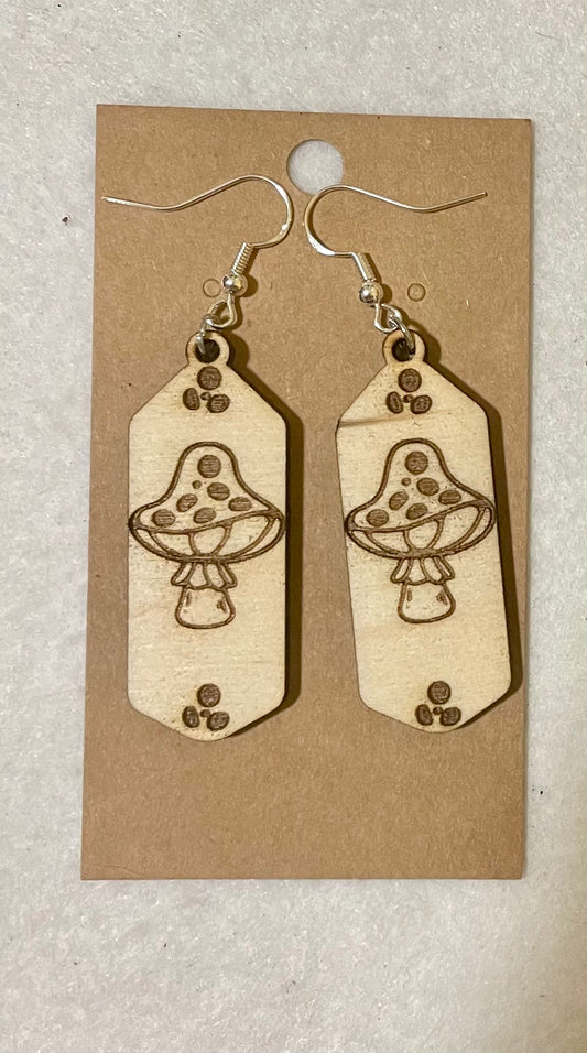 Mushroom Dangle Earrings