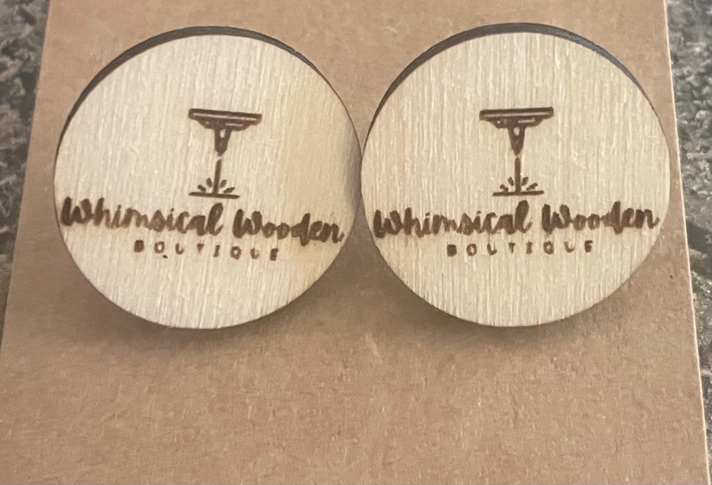 Business Logo Earrings