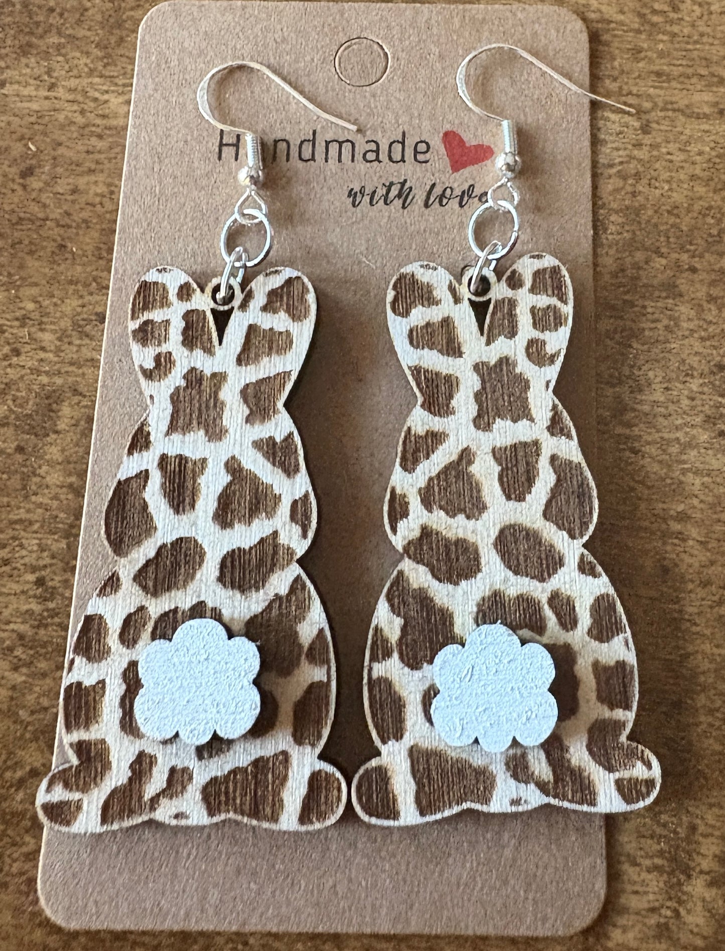 Bunny 3D Dangle Earrings