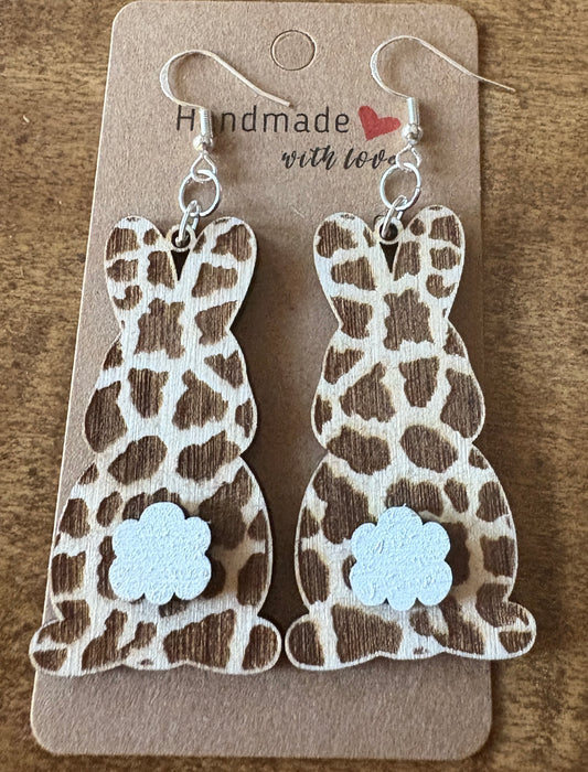Bunny 3D Dangle Earrings