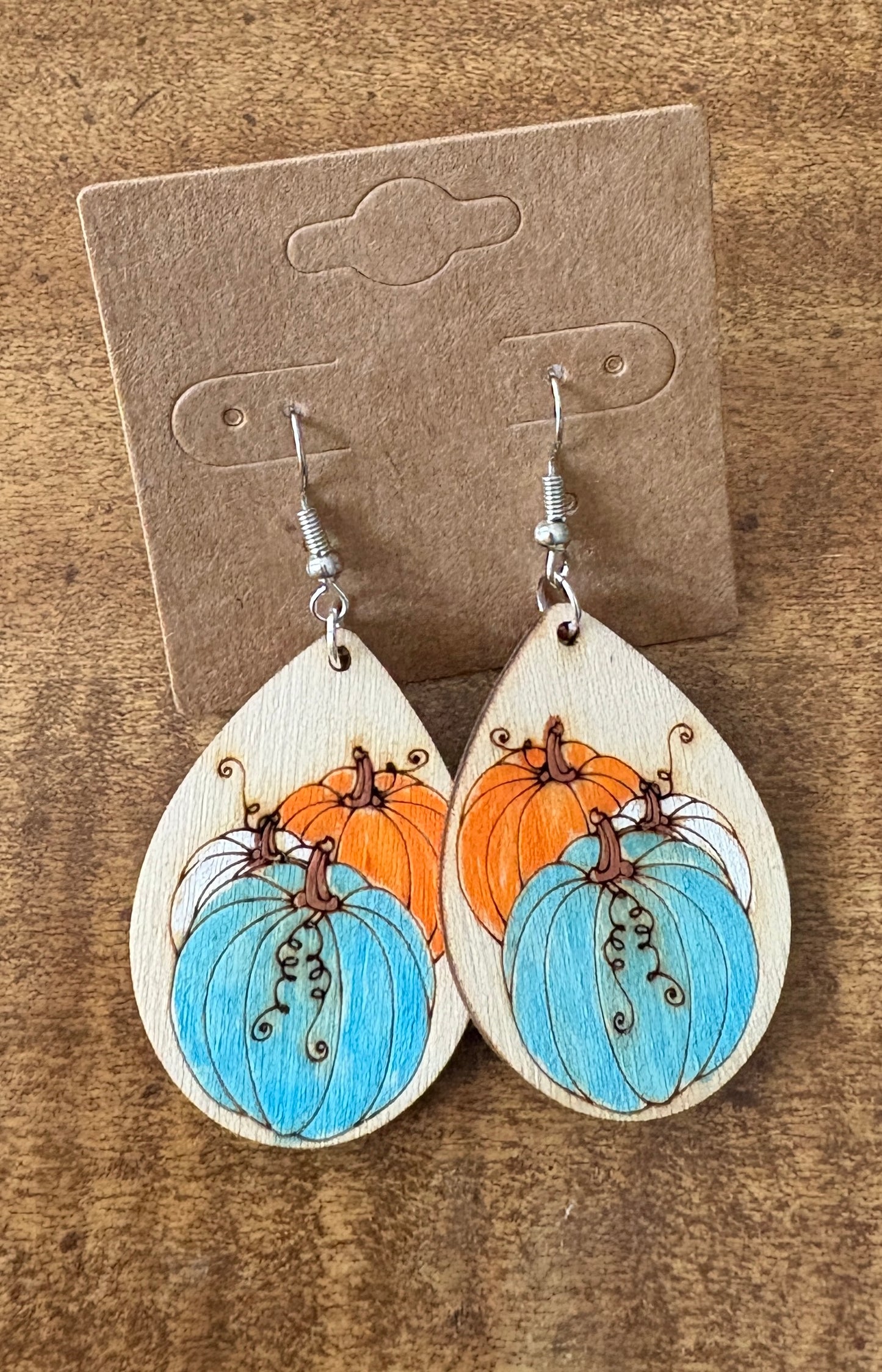 Pumpkin Dangle Earrings
