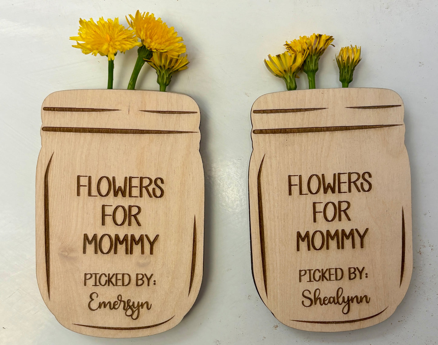 Custom Flower Holder Fridge Magnet