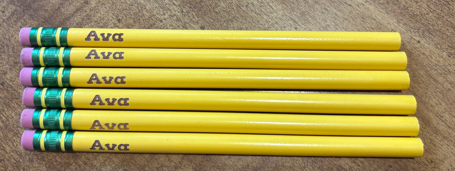 Engraved Pencils