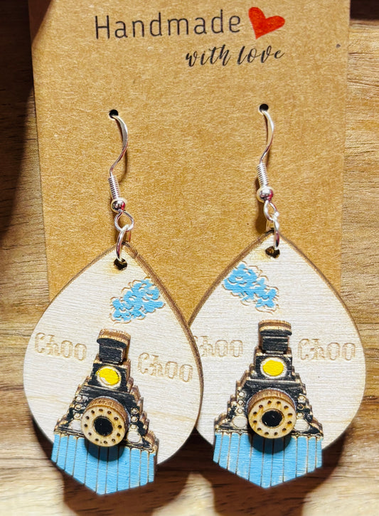 Train Dangle Earrings