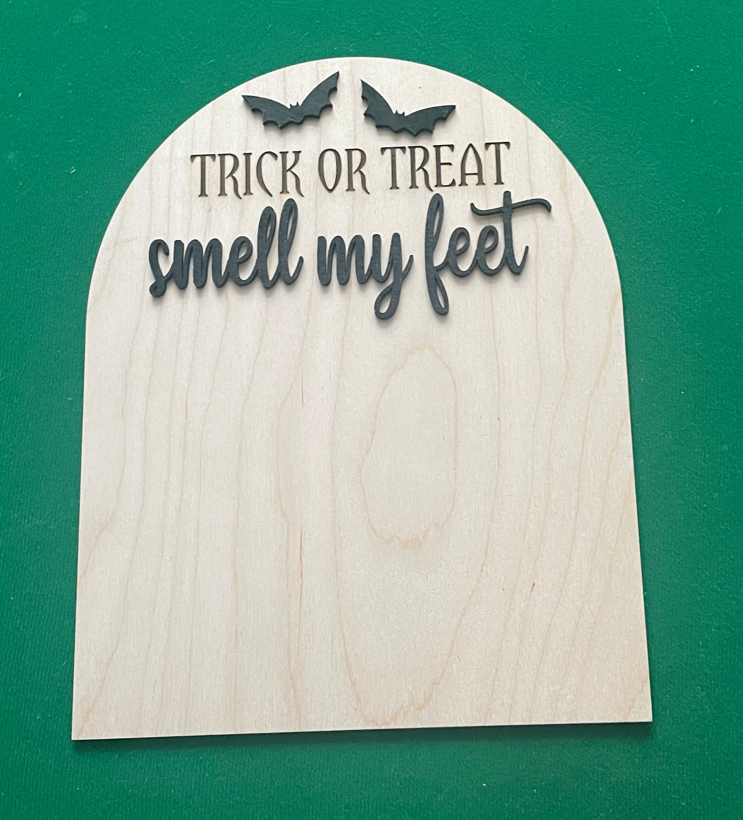 Halloween Footprint Sign