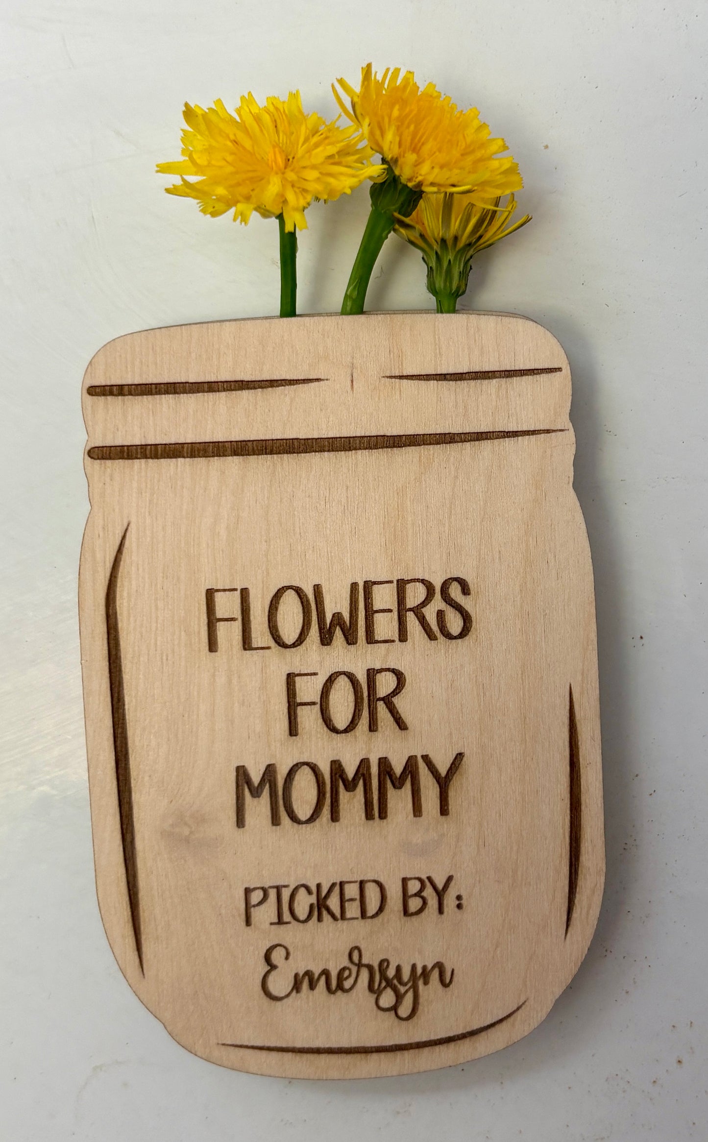 Custom Flower Holder Fridge Magnet