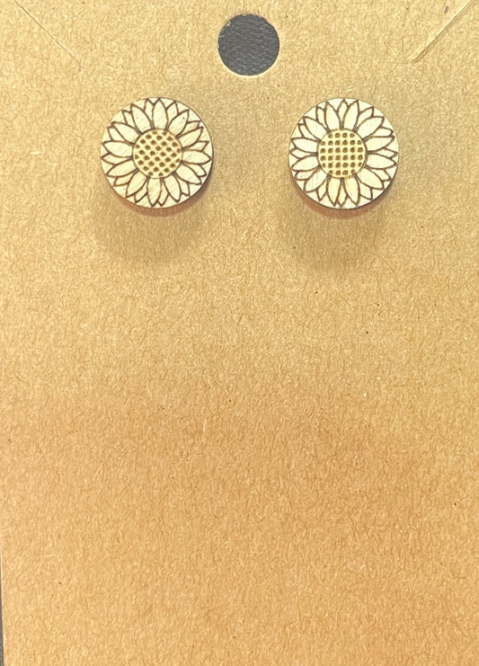 Sunflower Stud Earrings