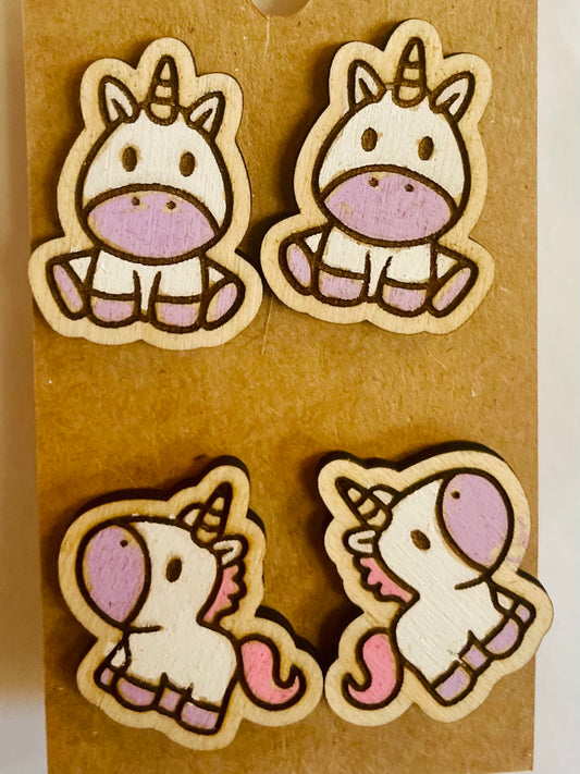 Unicorn Stud Earrings