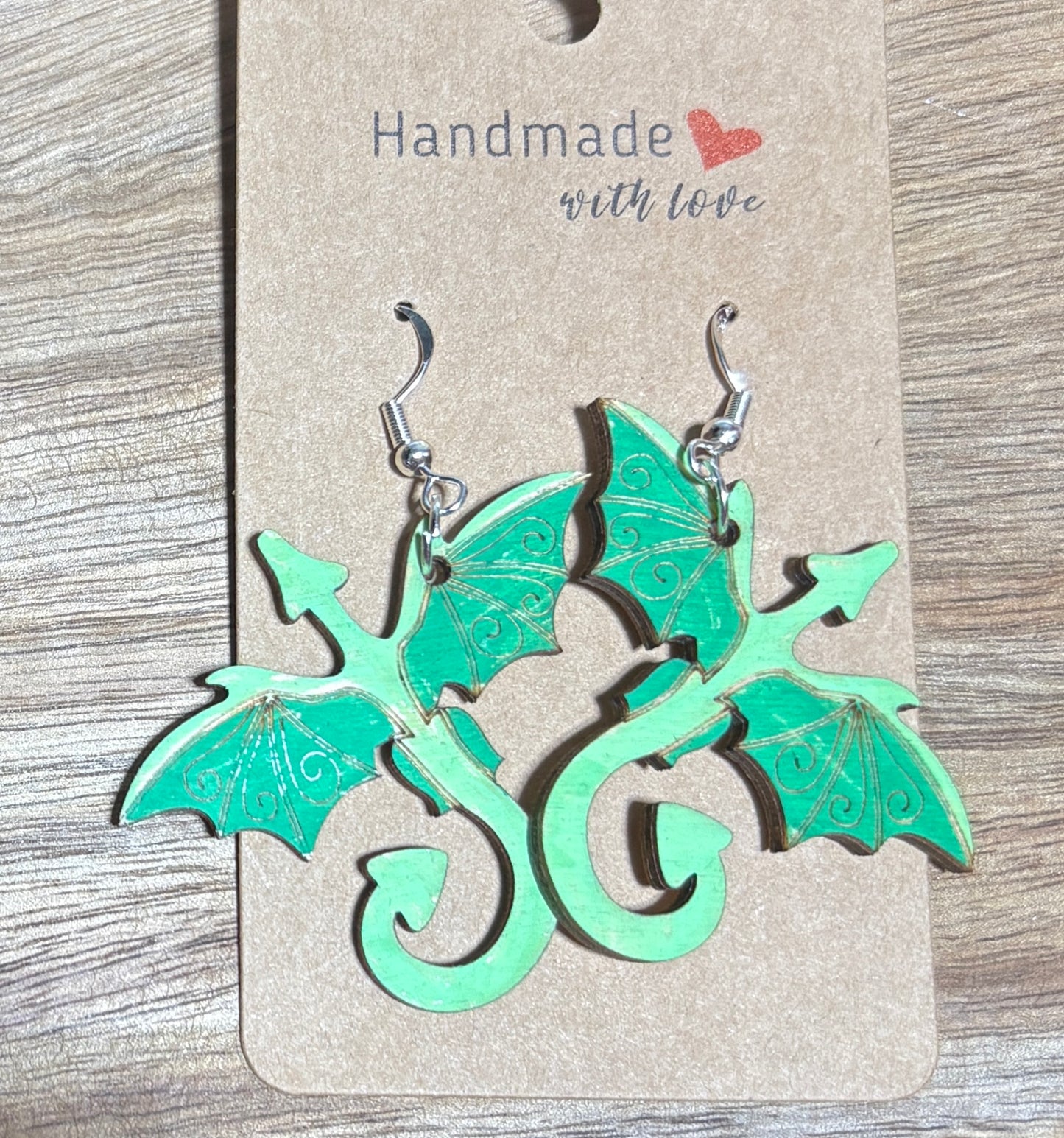 Dragon Dangle Earrings