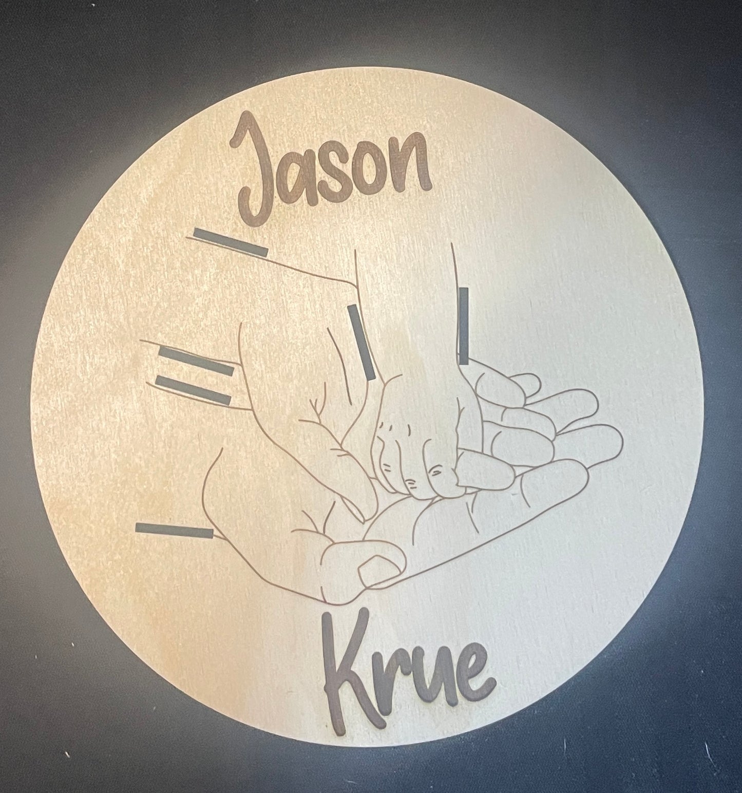 Hospital Bracelet Keepsake Sign