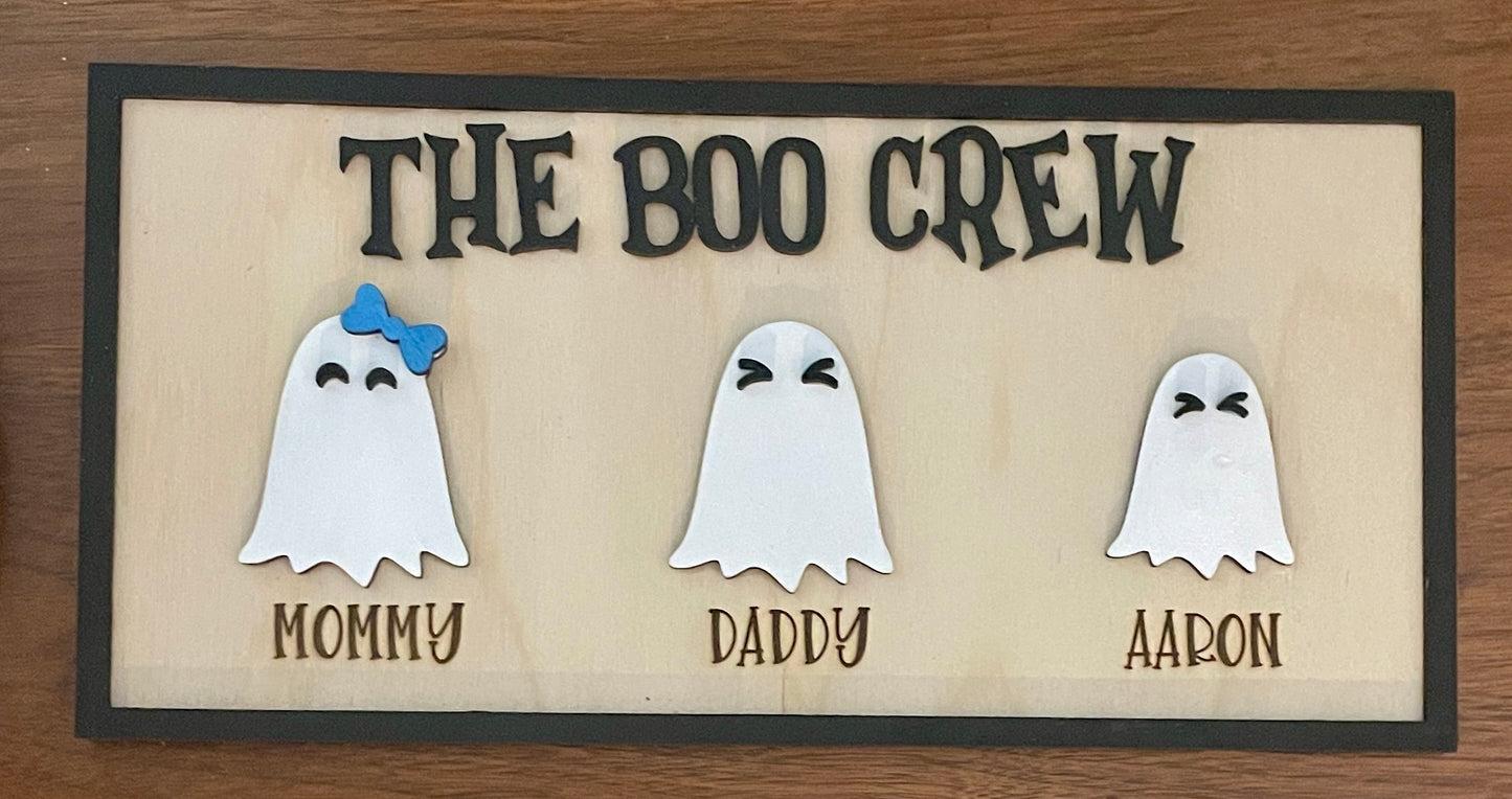 Boo Crew Sign