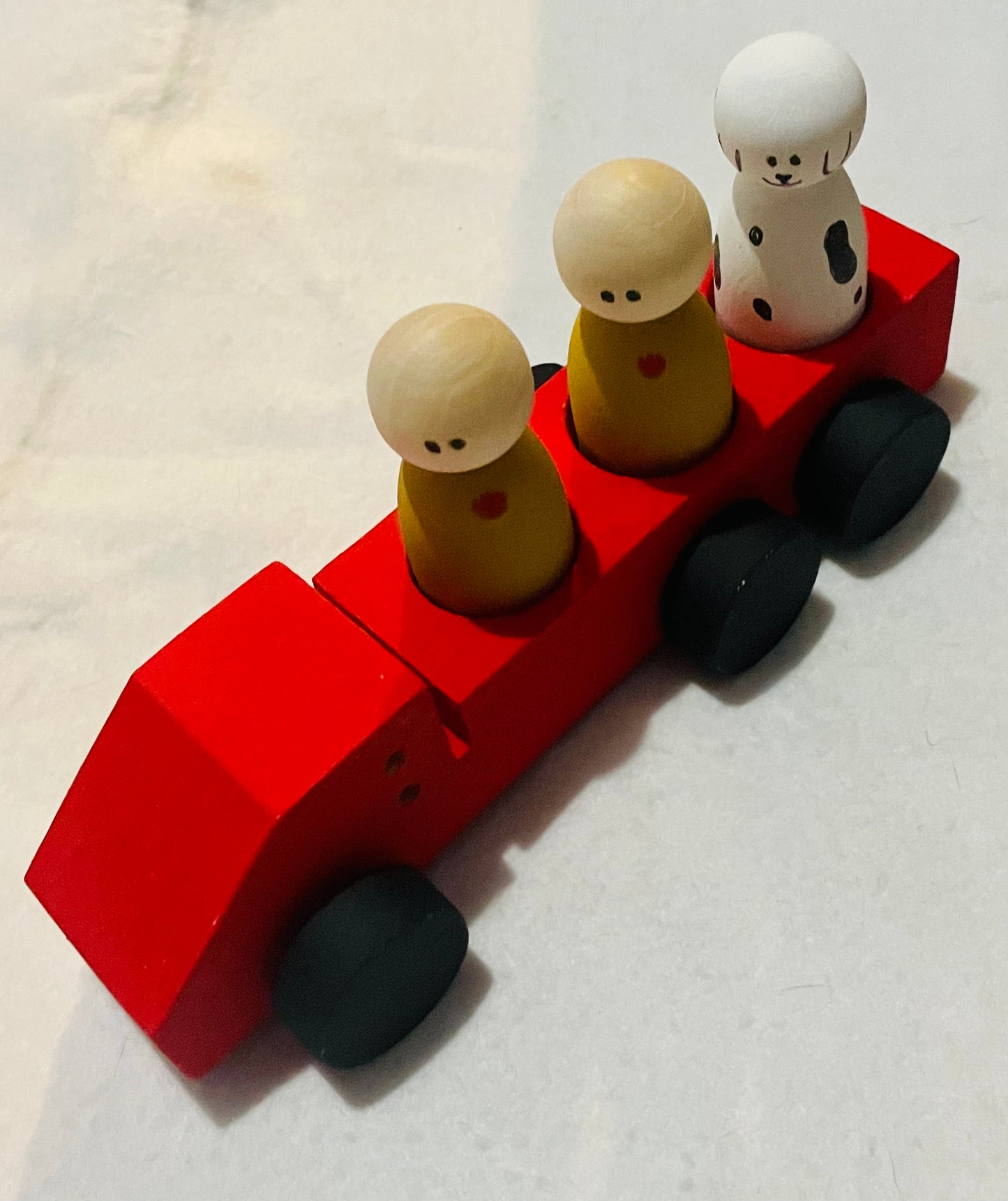 Firefighter Peg Car