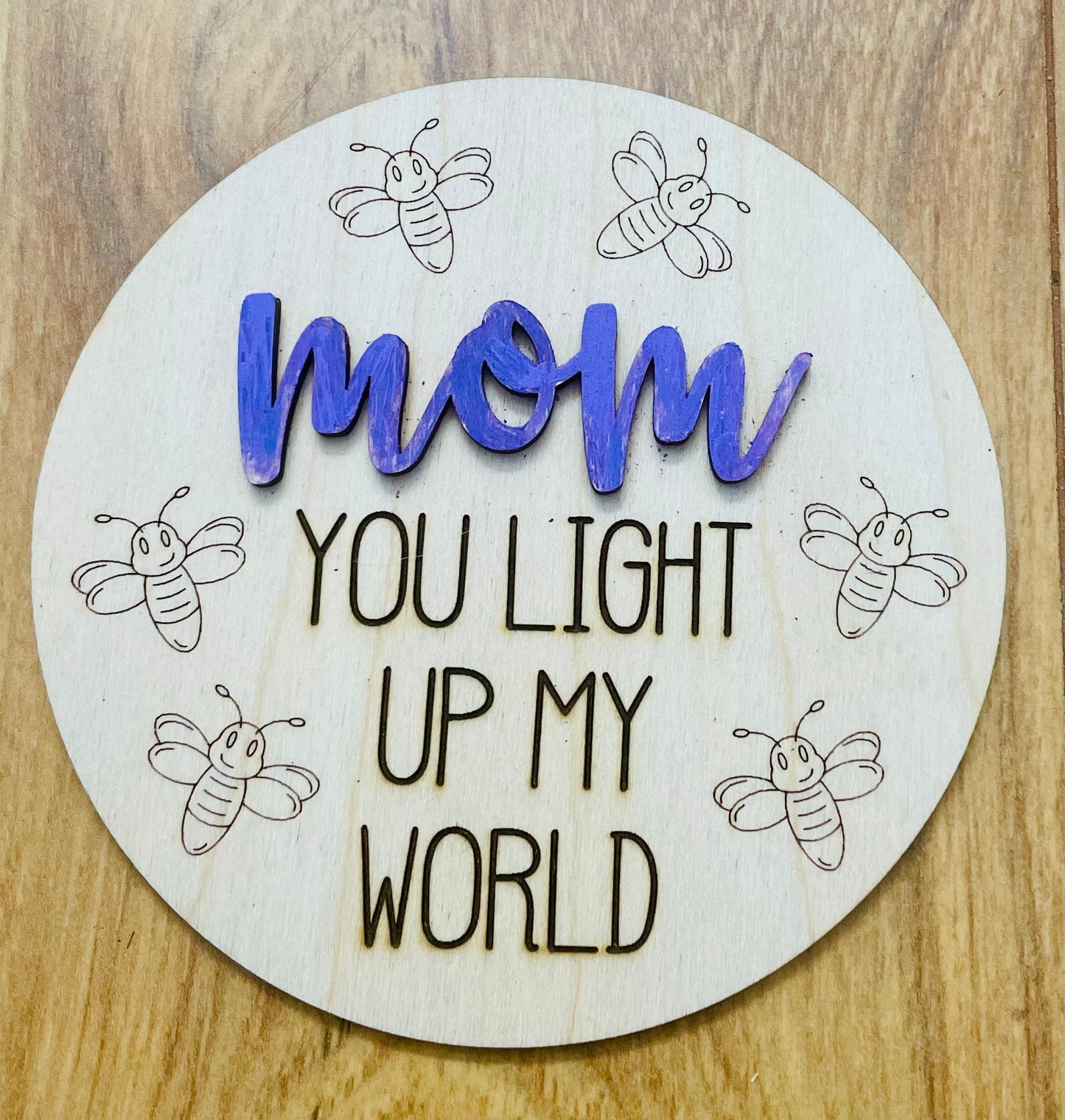 Mother’s Day Firefly Fingerprint Magnet