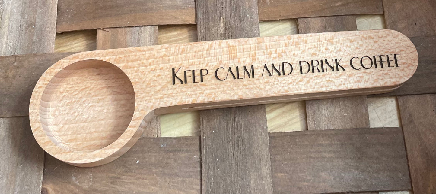 Laser Engraved Coffee Scoops
