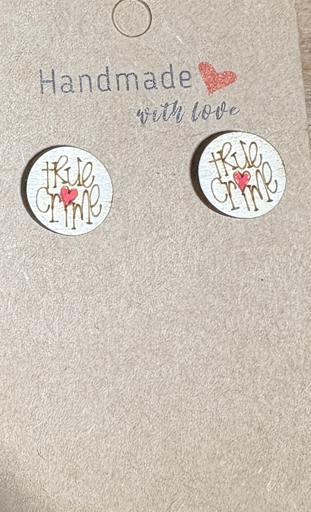 True Crime Stud Earrings