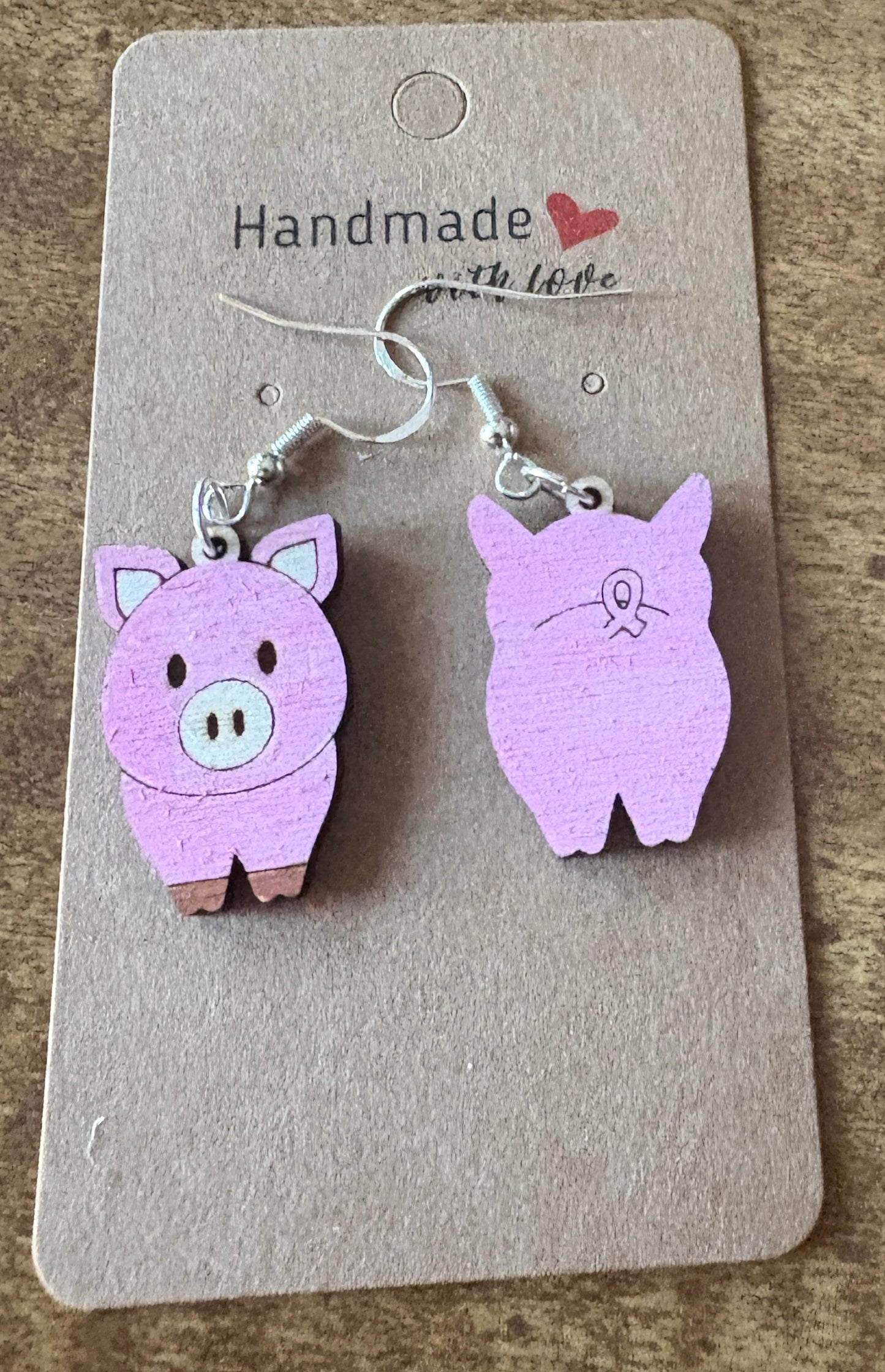 Pig Dangle Earrings