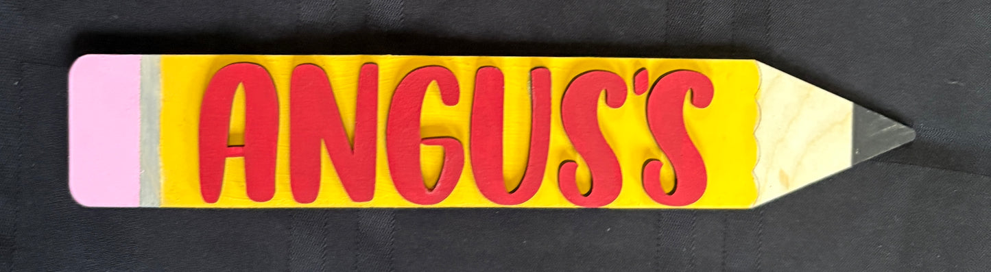 Personalized Interchangeable Back to School Sign