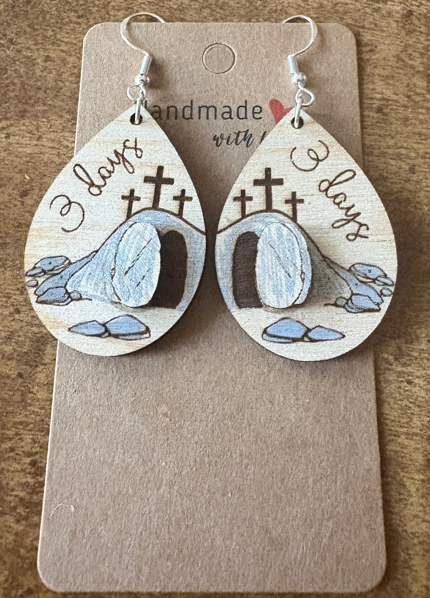 3 Days 3D Dangle Earrings