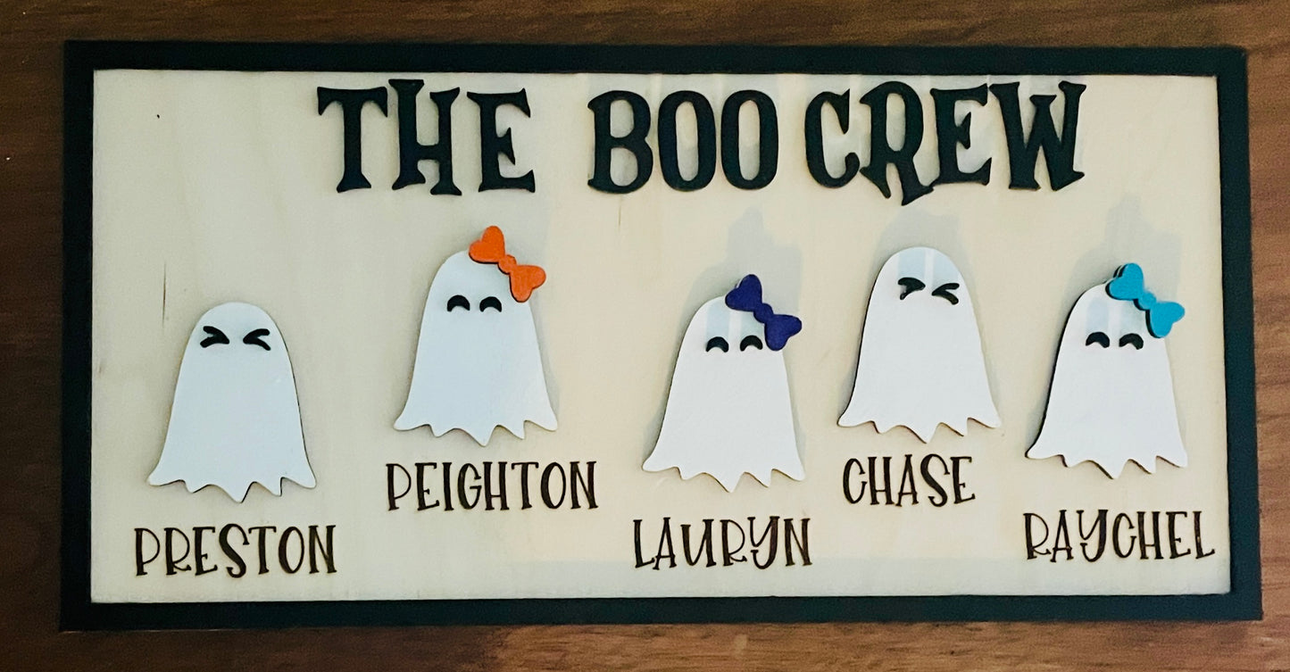 Boo Crew Sign